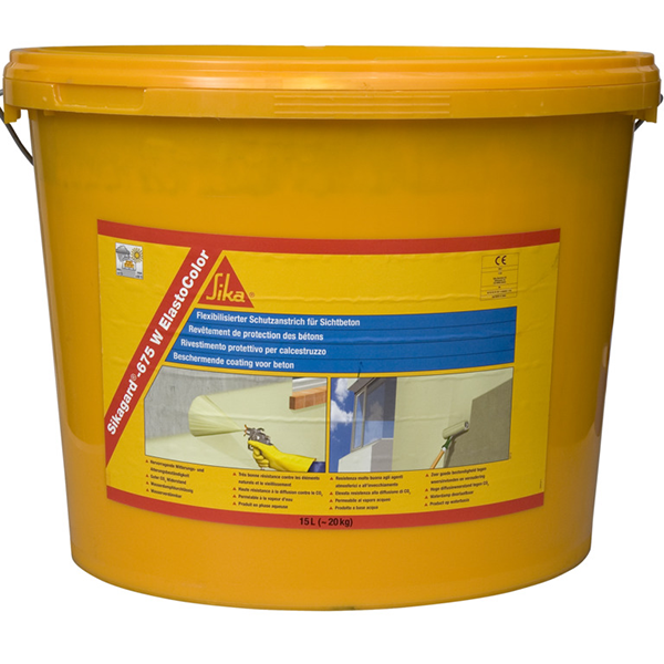 Sikagard 675W ElastoColour 15ltr Group 1 Ral