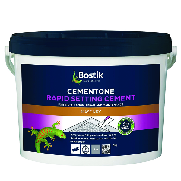Cementone Waterproof Rapid Setting Cement Grey 5kg