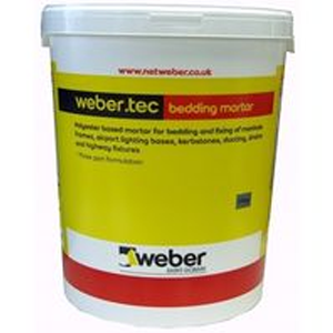 webertec bedding mortar standard 25kg