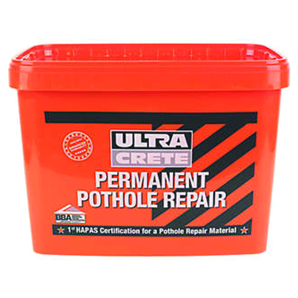 UltraCrete Permanent Pothole Repair 25kg (Tubs)