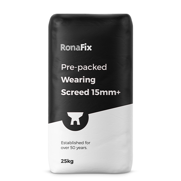 Ronafix Pre-packed Wearing Screed 15mm -25mm 25kg