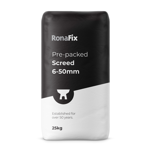 Ronafix Pre-packed Screed 6-50mm 25kg