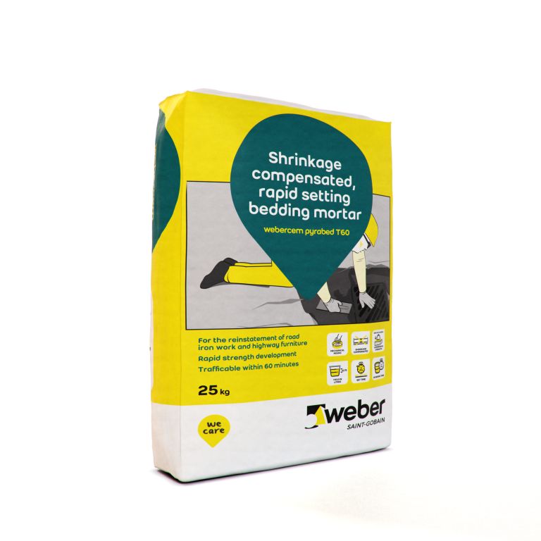 webercem pyrabed T60 25kg