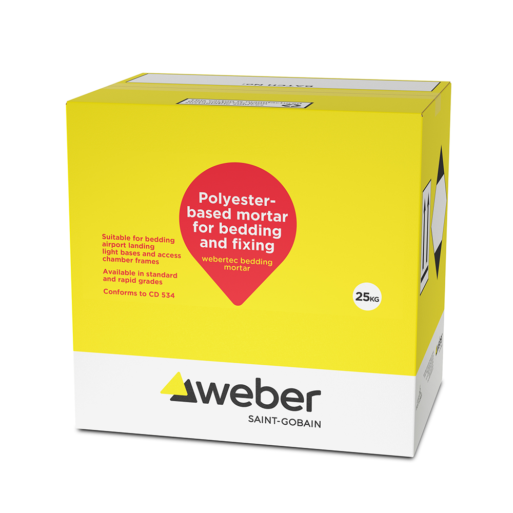 webertec bedding mortar standard 25kg