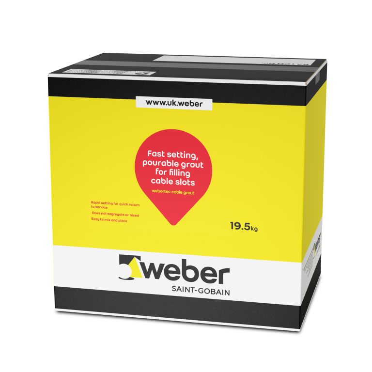 webertec cable grout Standard (Black) 19kg