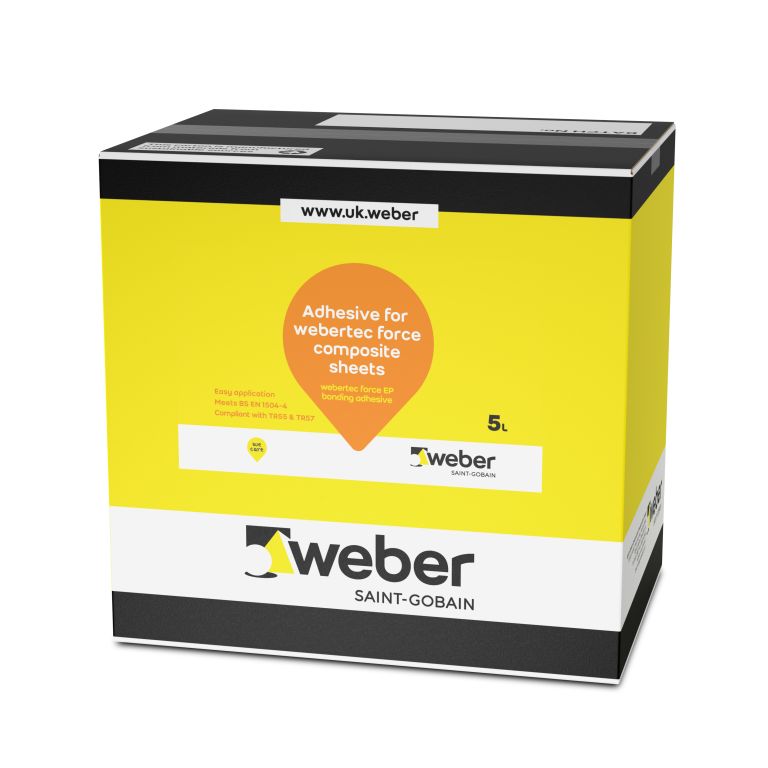 webertec force EP bonding adhesive 5ltr