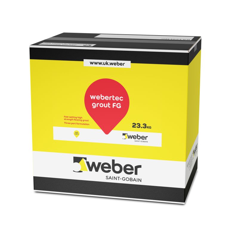 webertec grout FG standard (Black) 23.3kg