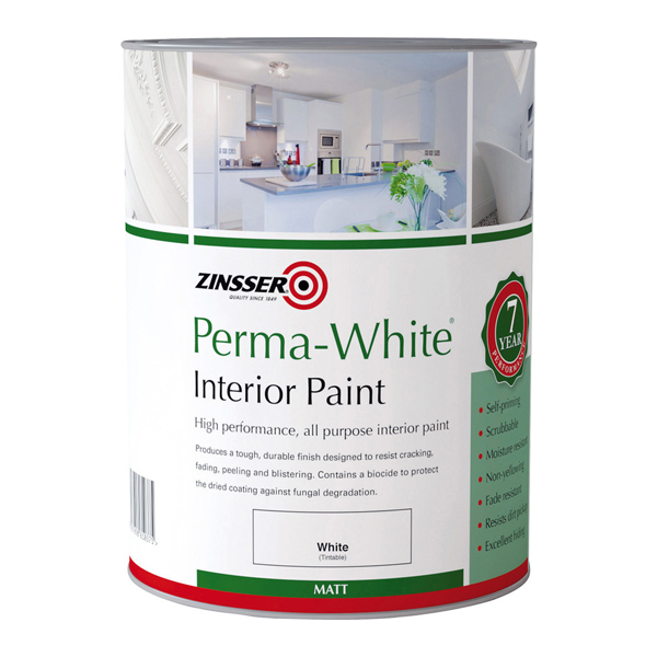 Zinsser PermaWhite Interior 5Ltr Resapol