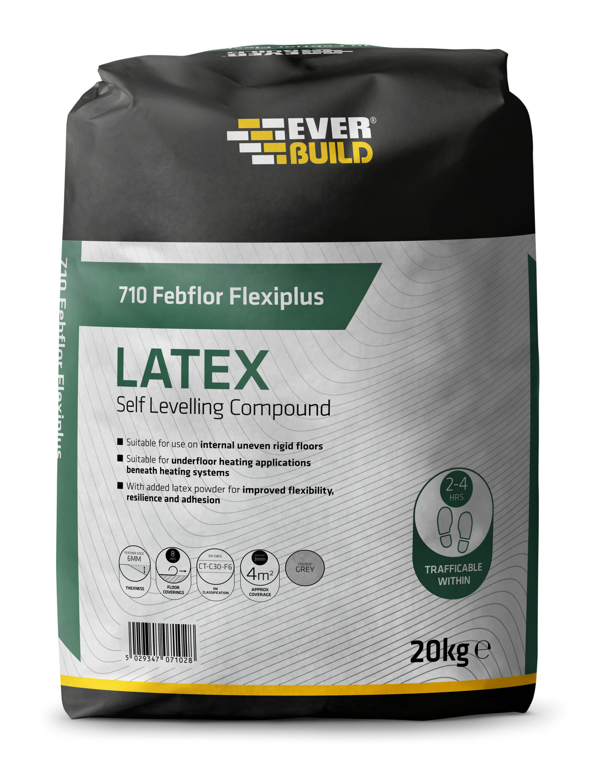 710 Febflor FlexiPlus Latex Self Level  Grey 20kg