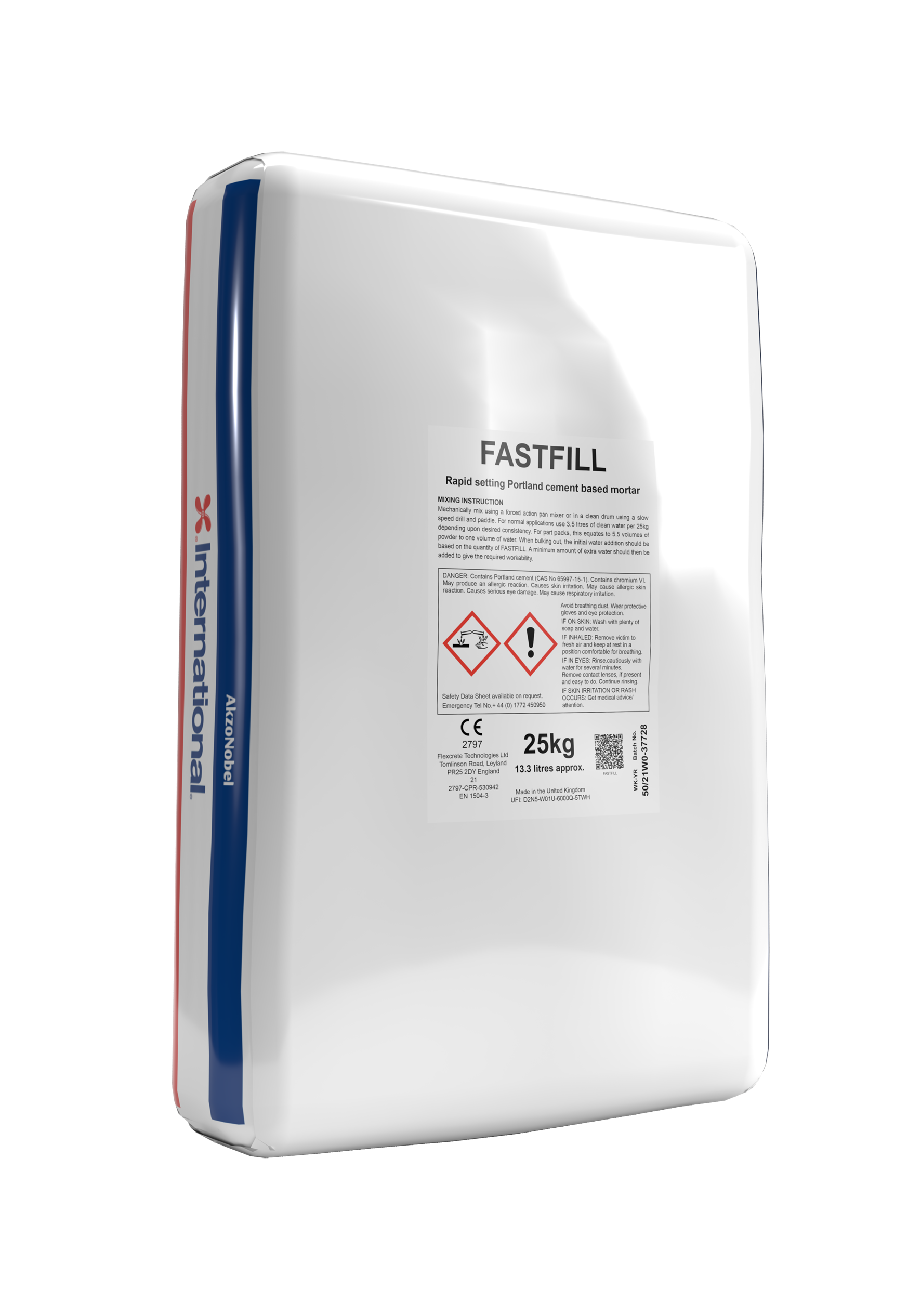 Flexcrete Fastfill Class R4 Rapid Setting Mortar 25kg