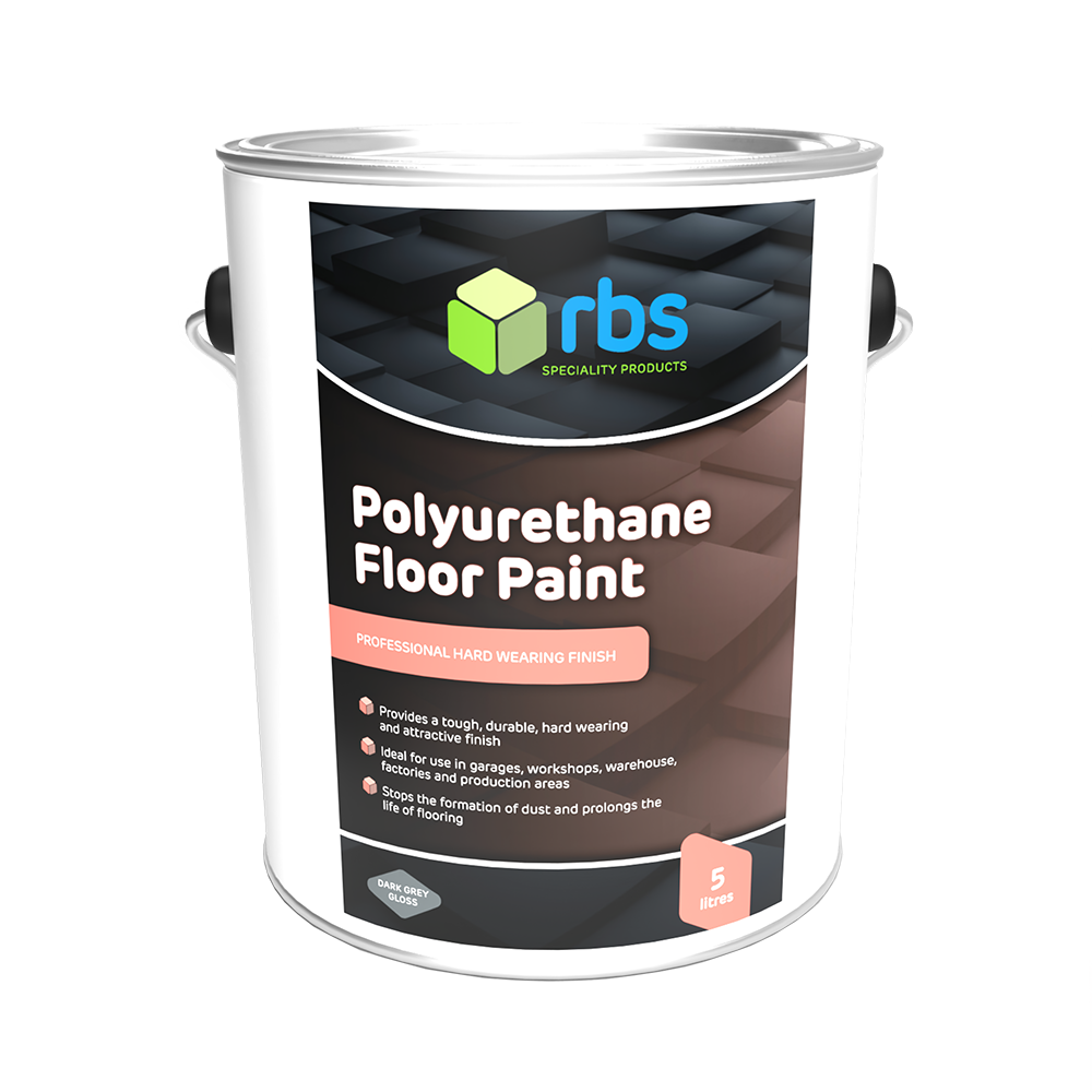 rbs Polyurethane Floor Paint Dark Grey 5ltr