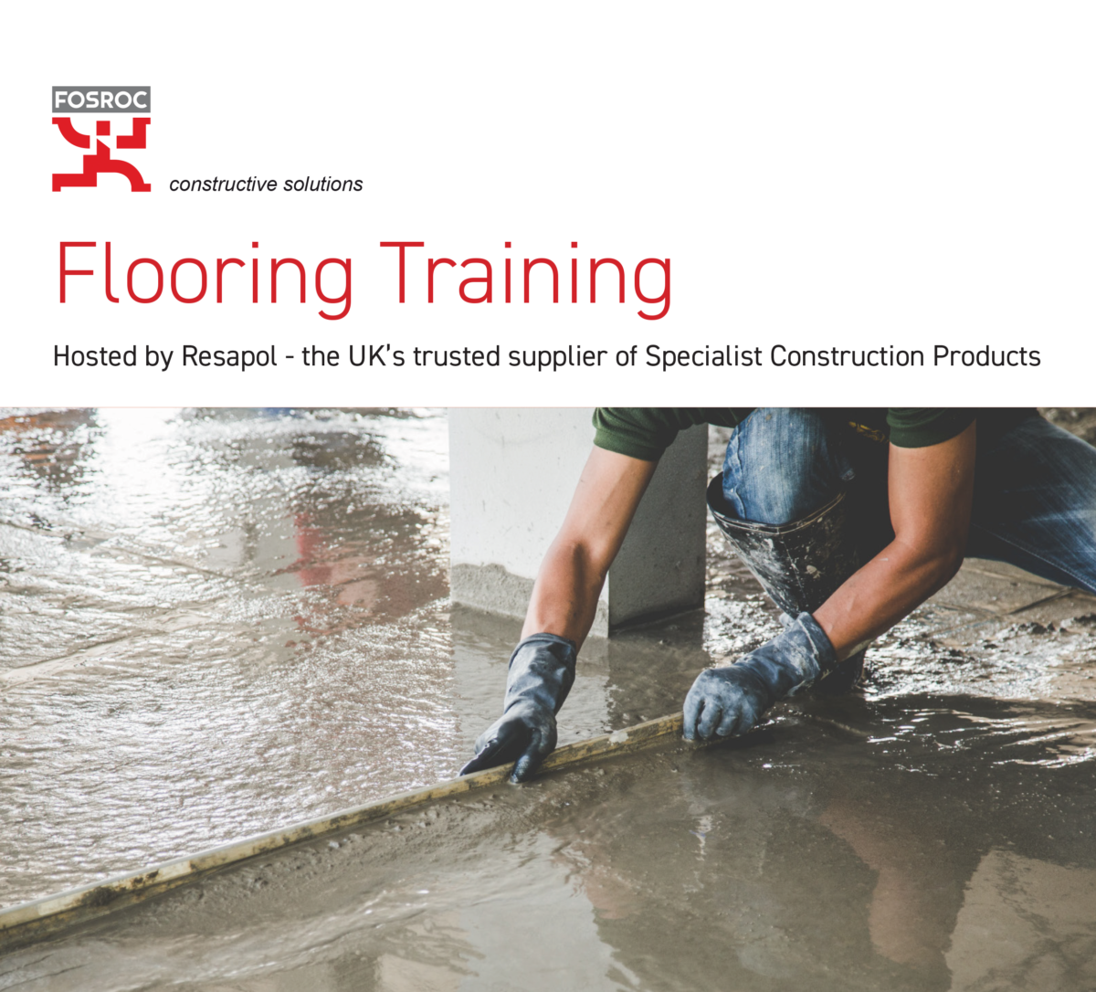 Fosroc Flooring Training Resapol Glasgow Resapol