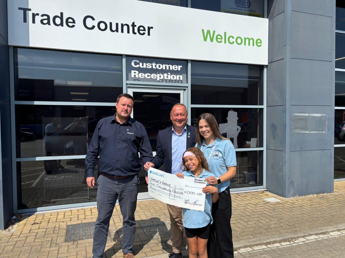 Cheque presentation held at Resapol Southampton depot