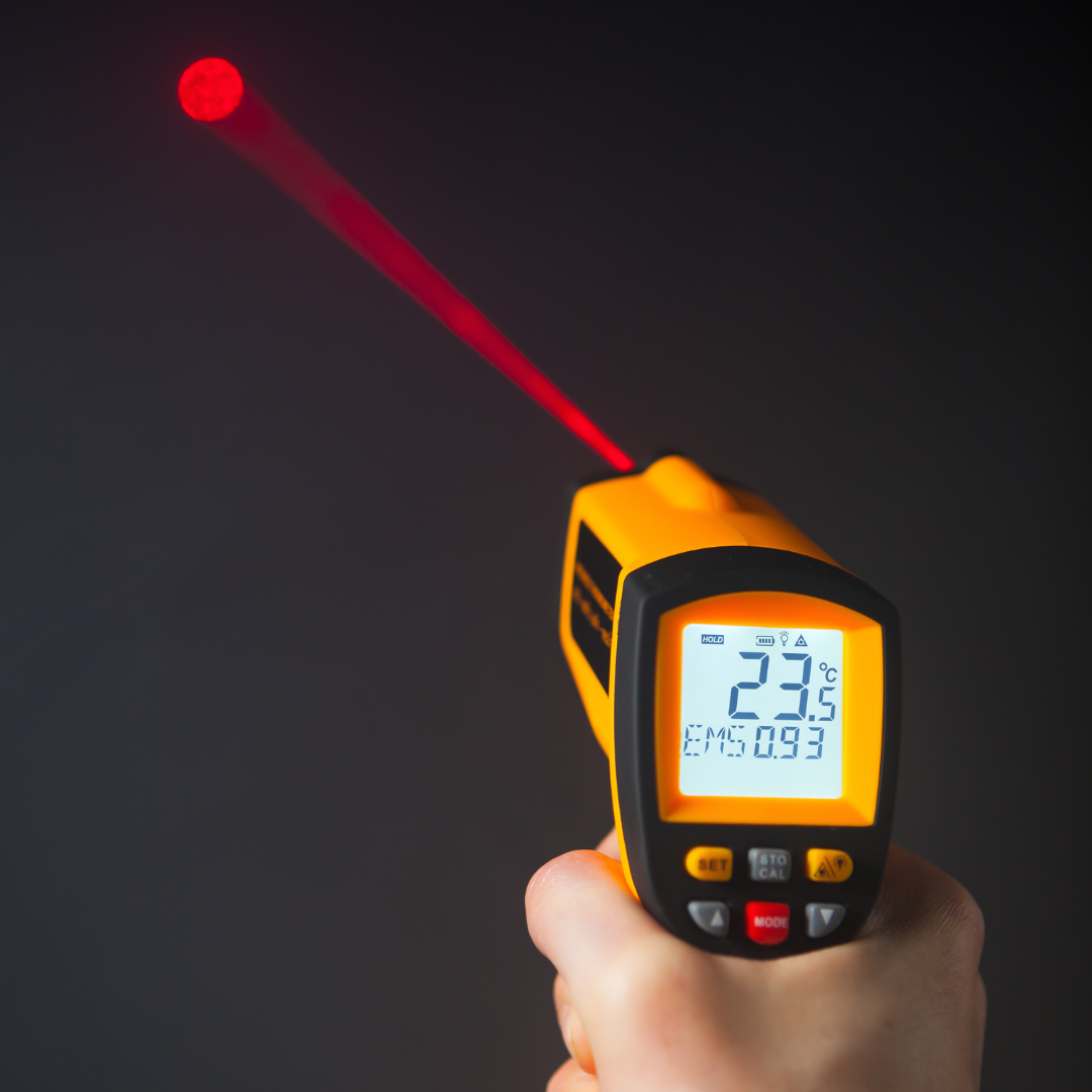 infrared termometers to check hot temperatures