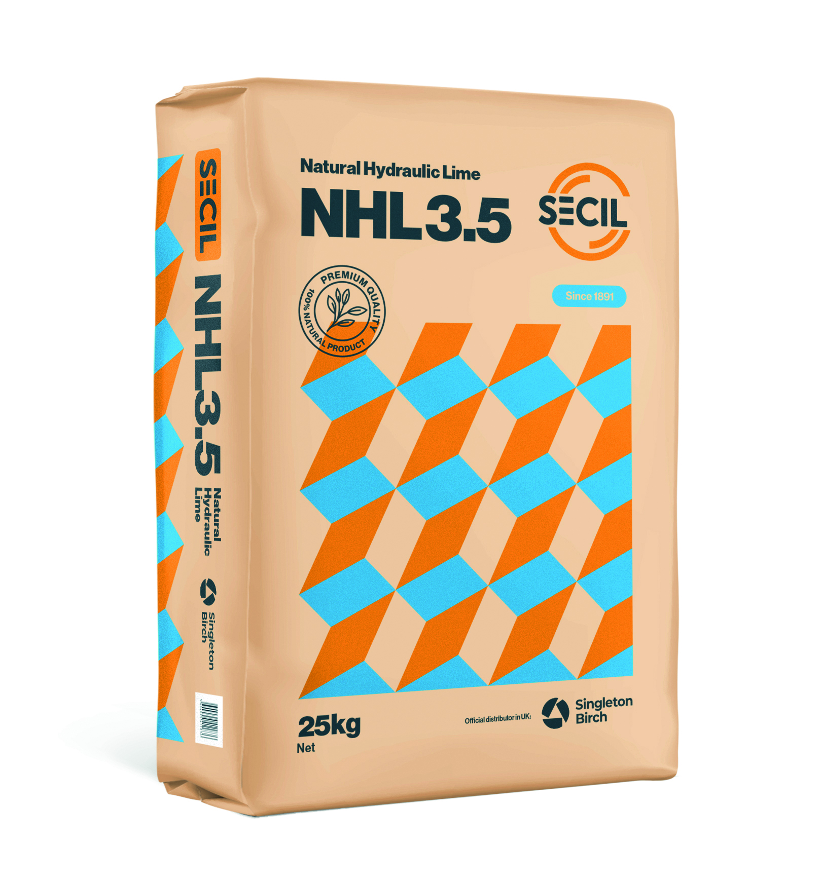 Natural Hydraulic Lime NHL 3.5 (Secil) 25kg