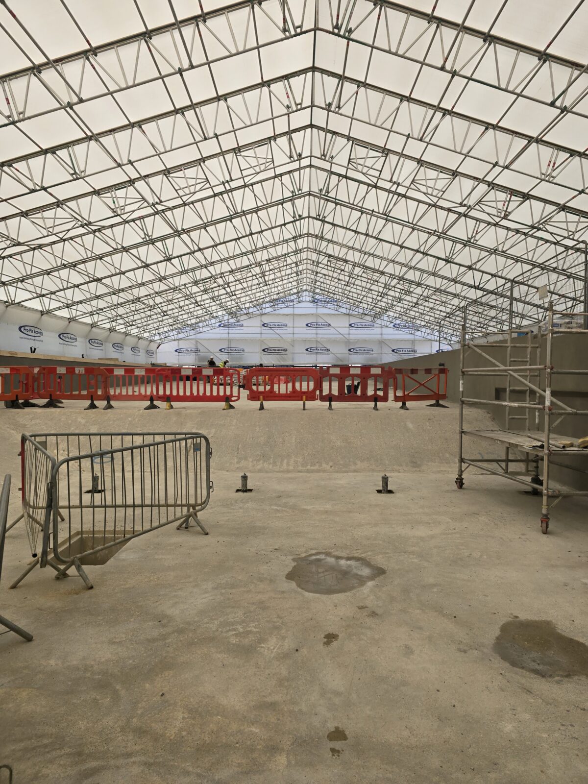 Hilsea Lido Project in progress 2